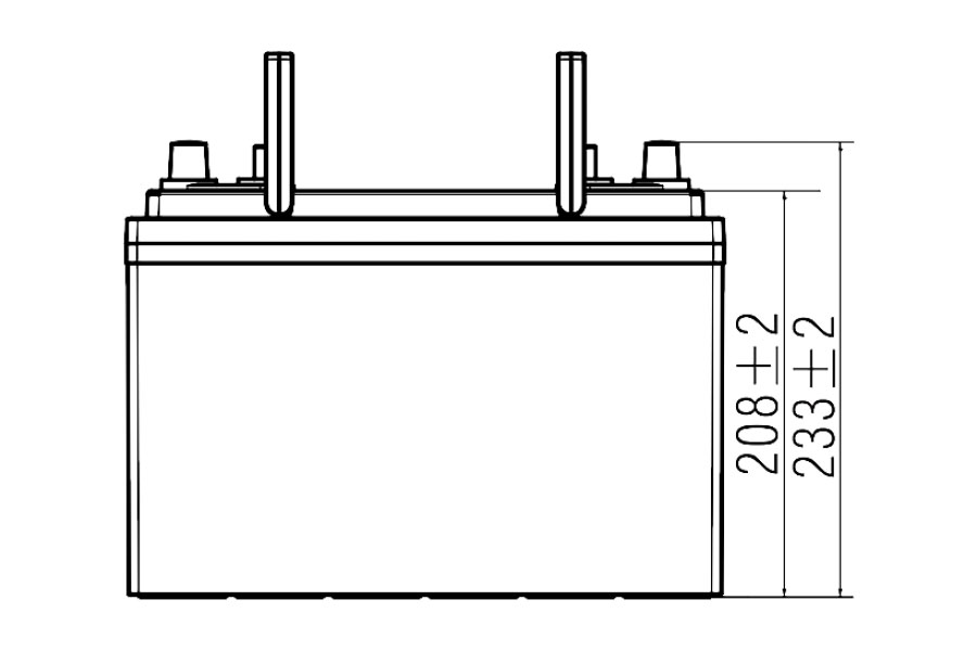 Тяговый аккумулятор WBR Marine MBС 12-105-2